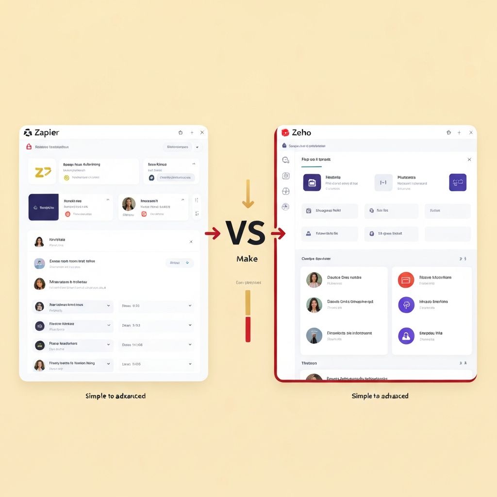 Zoho vs Make vs Zapier: Which Automation Platform Should Your Business Choose?